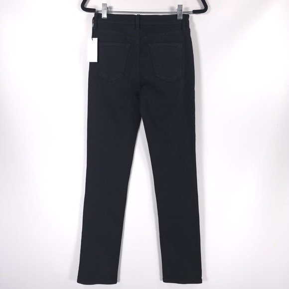 NWT J BRAND RUBY 30 HIGH RISE CIGARETTE CRYSTAL BLACK Jeans USA🇺🇸MADE Size 26 - Picture 3 of 16